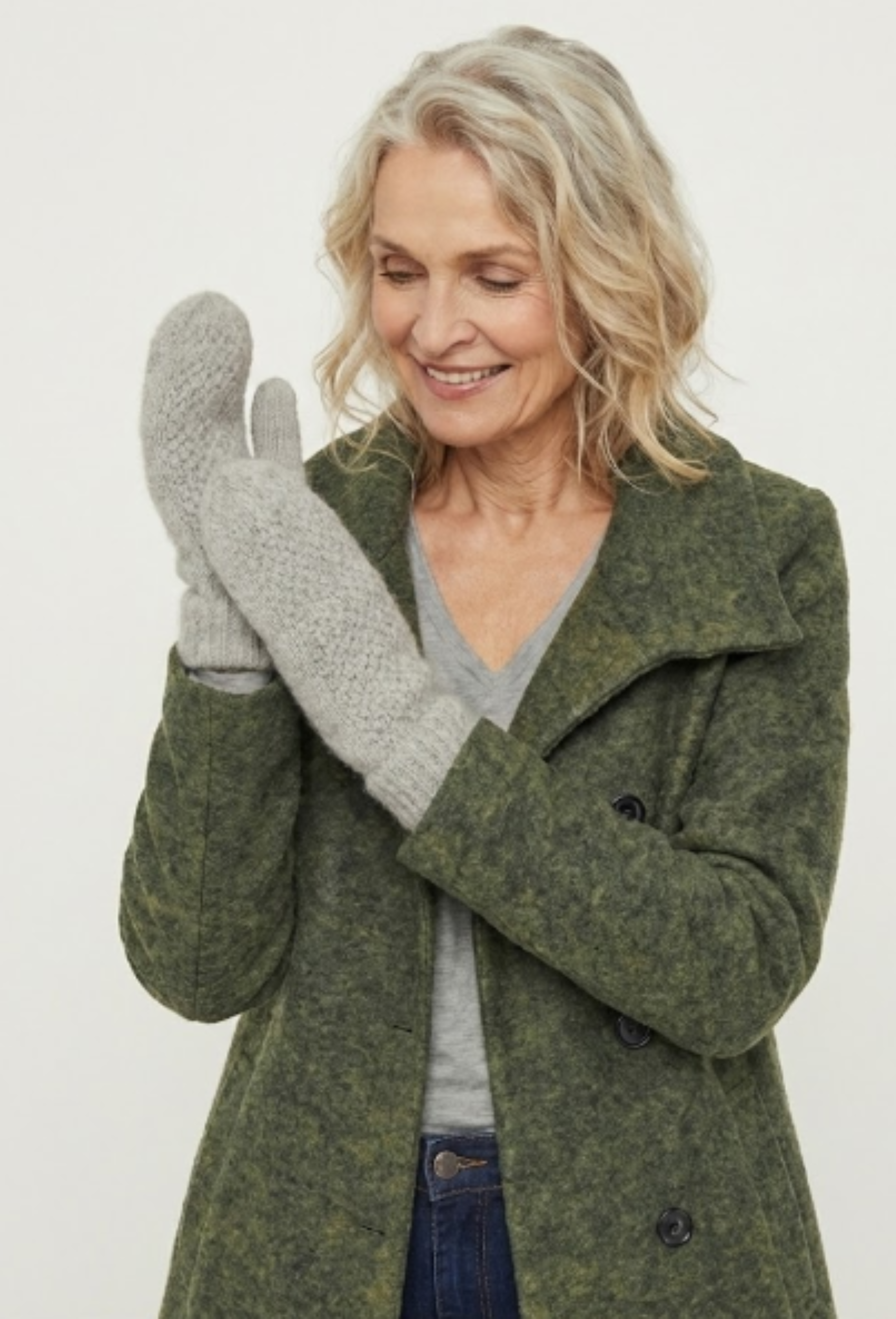 Nora | Strikkede Vintervotter – Bløde og Varme Hænder til Kolde Dage