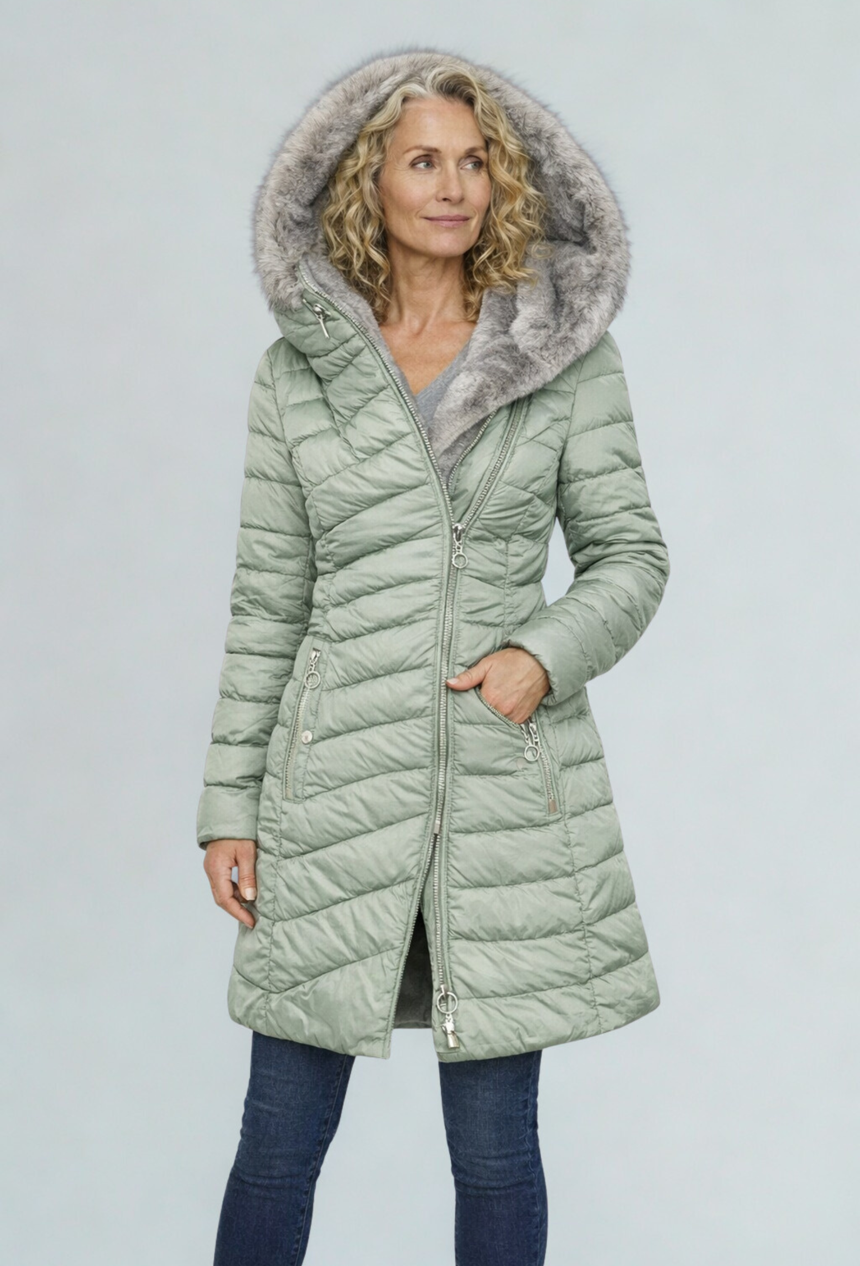 Elin | Lang Quiltet Vinterjakke Til Damer – Let, Varm & Tidløs