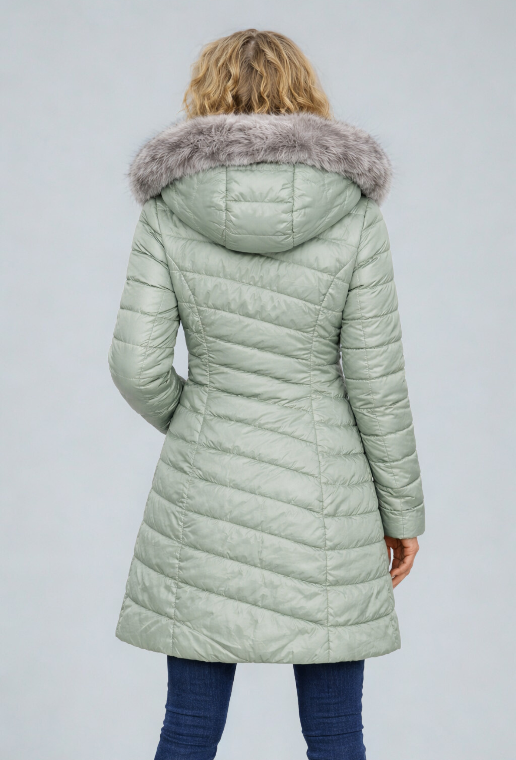 Elin | Lang Quiltet Vinterjakke Til Damer – Let, Varm & Tidløs