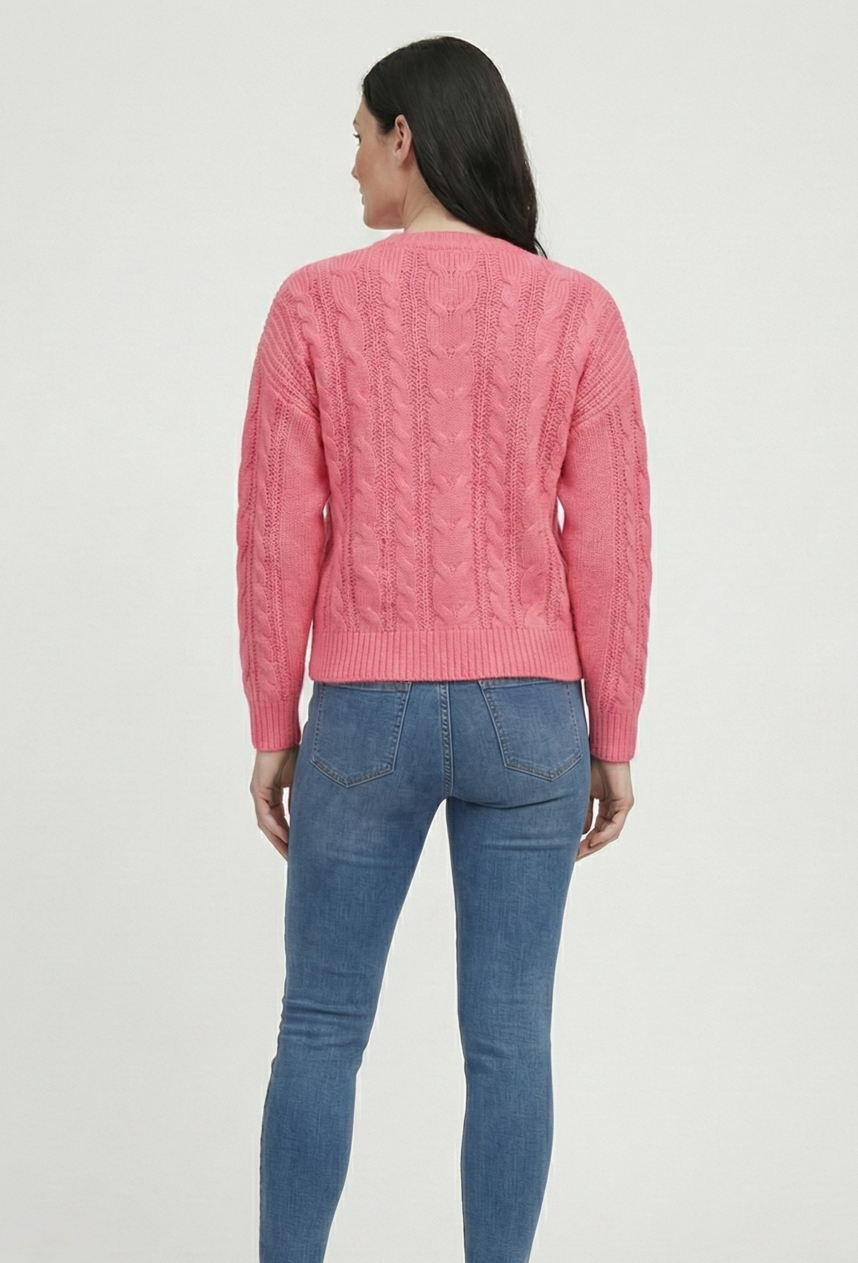 Ava | Klassisk Kabelstrik Trøje – Komfortabel & Tidløs