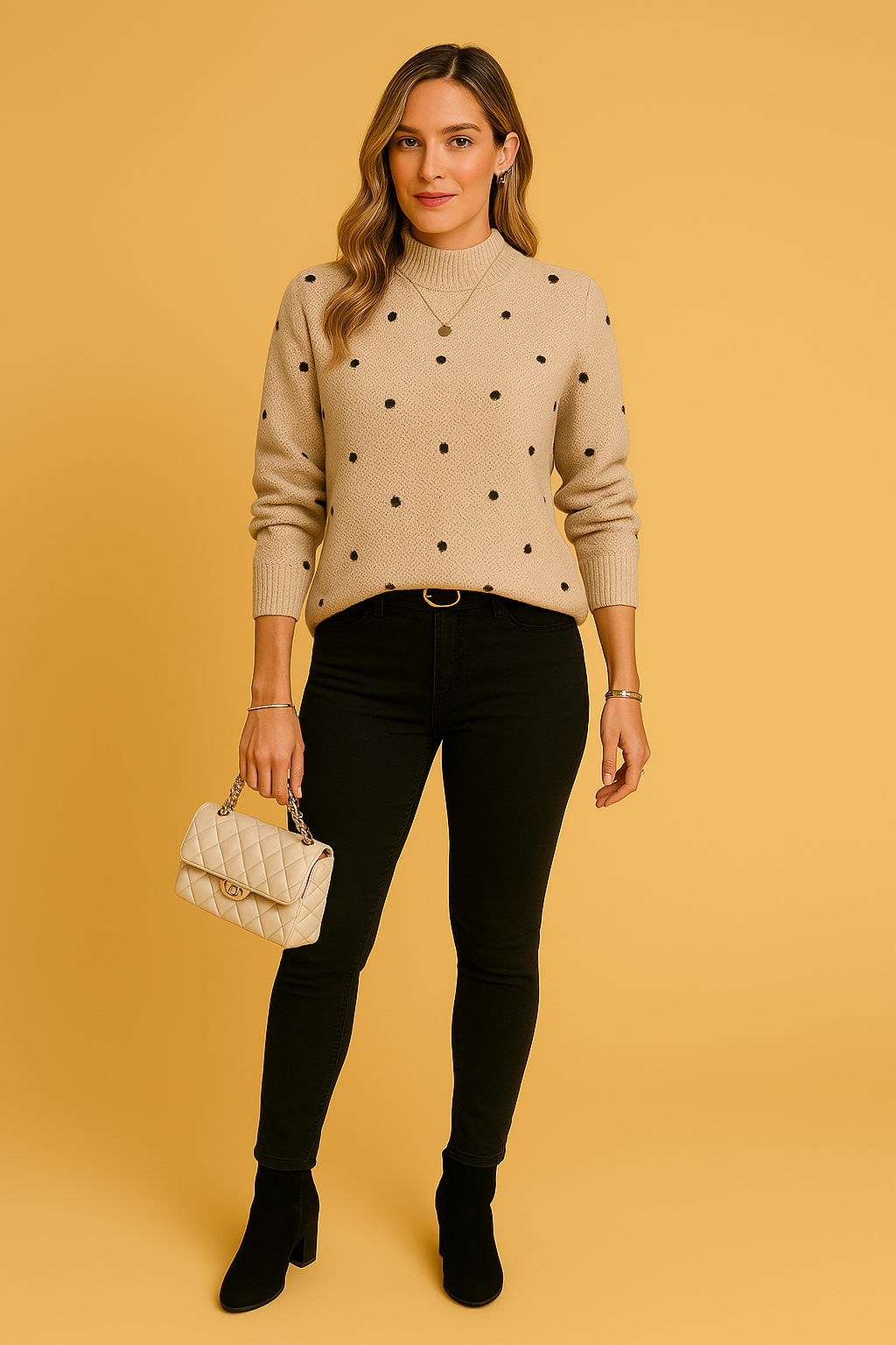 Ava | Langermet Strikkegenser