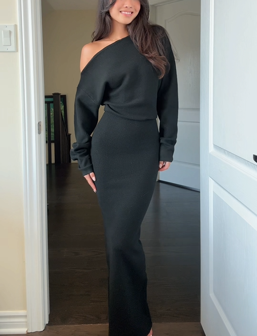 Hélène | Kjole med én erme