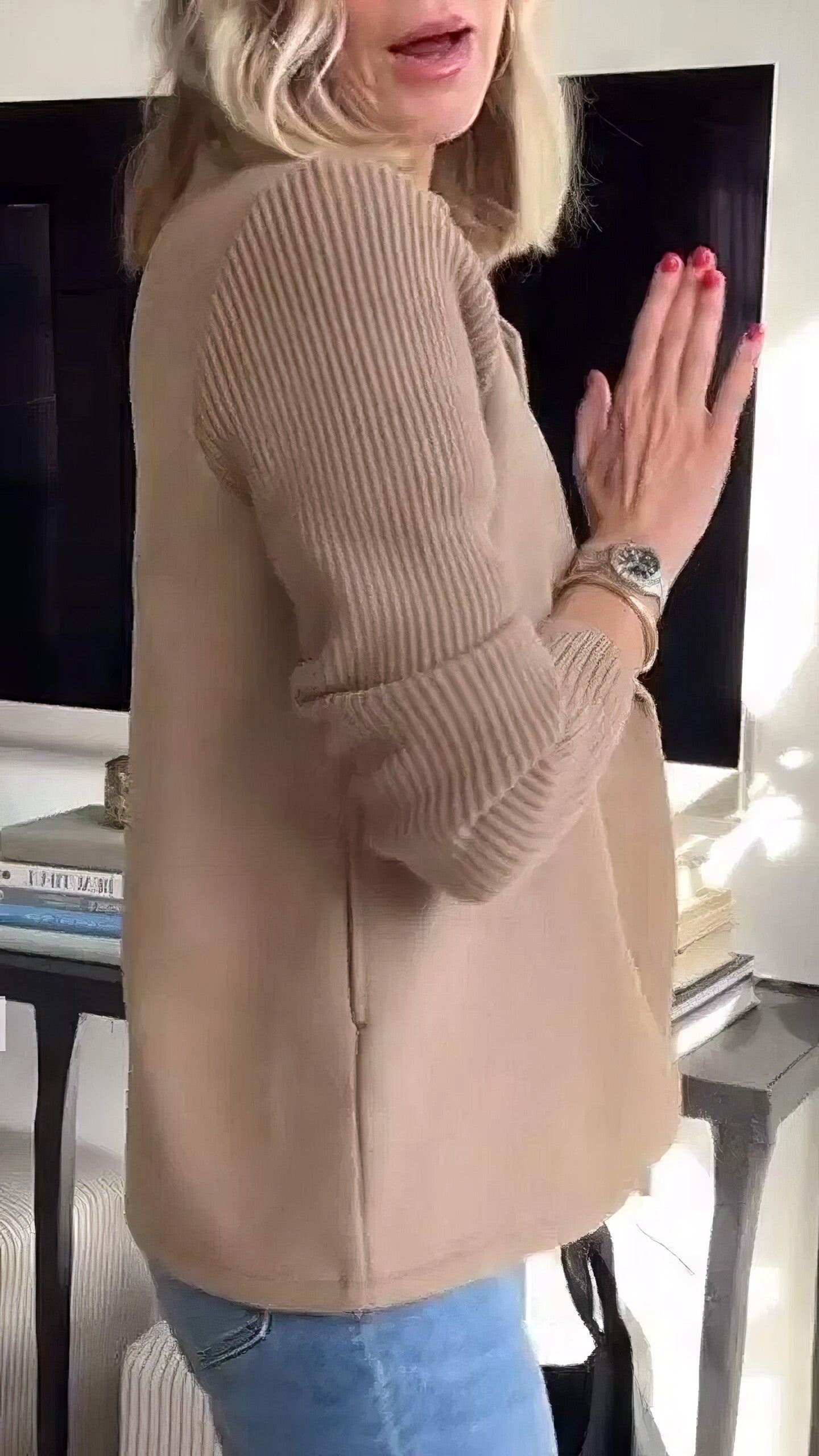 Claire™ Elegant Dame Blazer – Tidløs Stil og Komfort