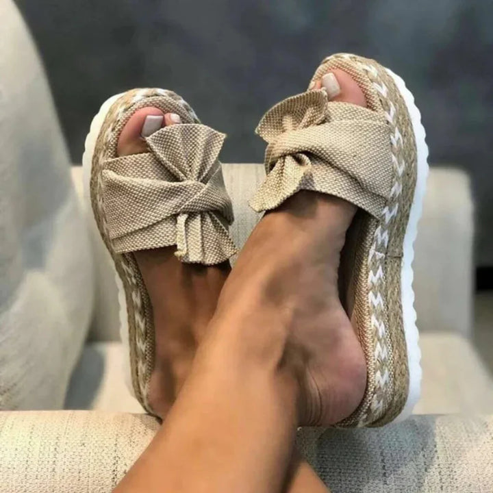 Nadine | Dame Forår Sløjfe Slip-On Sandaler