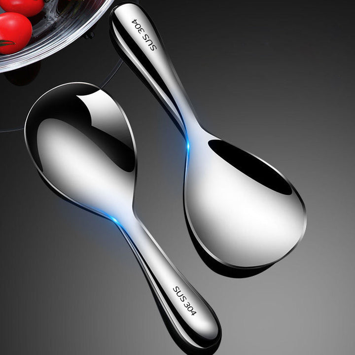 Rustfri Stål Non-Stick Ris Ske med Ergonomisk Håndtag