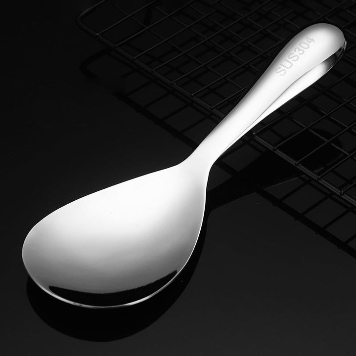 Rustfri Stål Non-Stick Ris Ske med Ergonomisk Håndtag