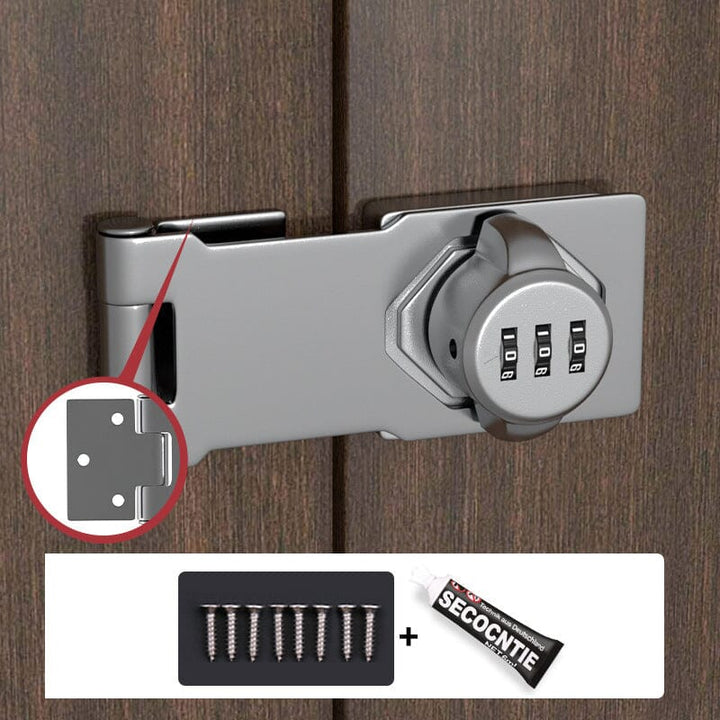 Nøglefri Password Lås i Rustfri Zinklegering