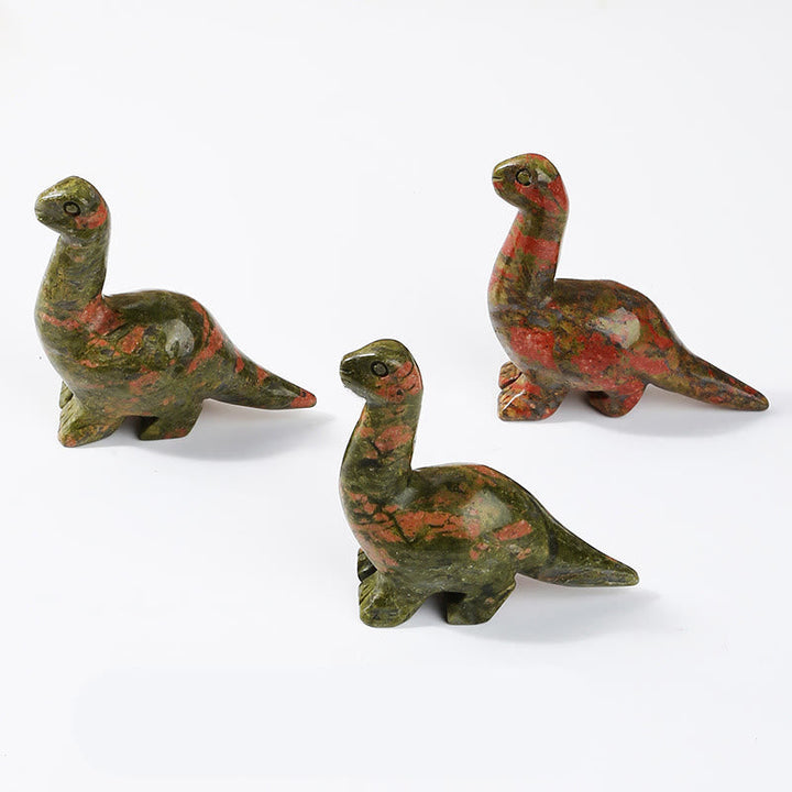 Naturlig Krystal Dinosaur Figurine 2,5 Tommer