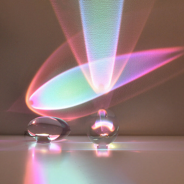 Stilfuld LED Bordlampe med Krystalprojektion