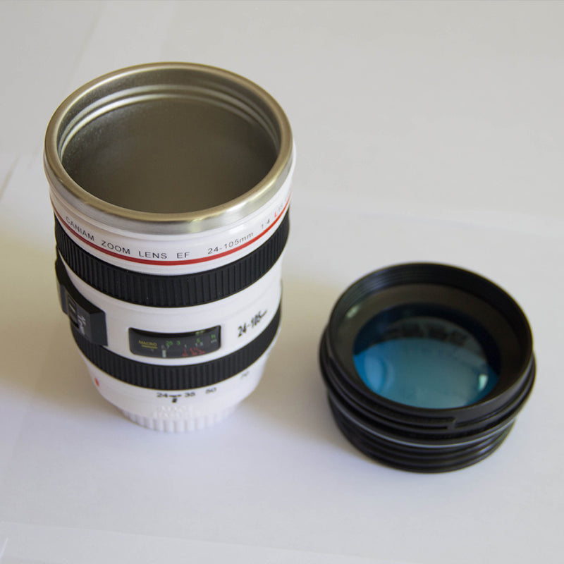 Kamera Linse Kaffe Kop - Isoleret Rejse Kop til Fotografer