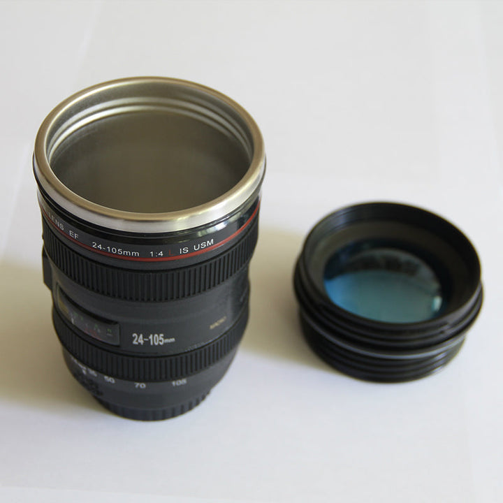 Kamera Linse Kaffe Kop - Isoleret Rejse Kop til Fotografer