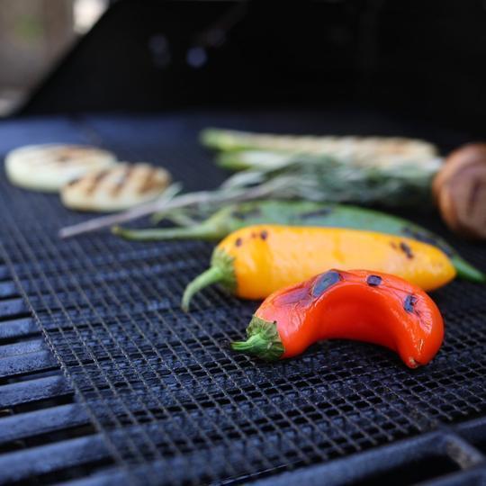 Genanvendelig Non-Stick Grillmåtte til BBQ - Varmebestandig og Let at Rengøre