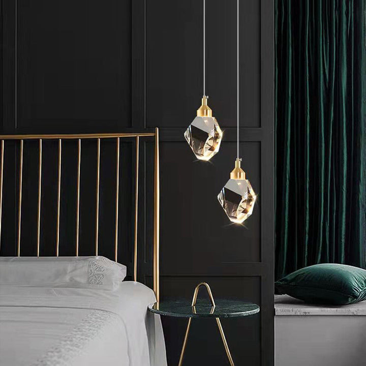 Justerbar LED Pendellampe i Metal og Akryl