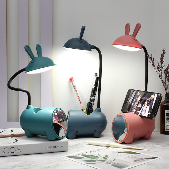 Cartoon Kanin LED Skrivebordslampe med Berøringskontrol