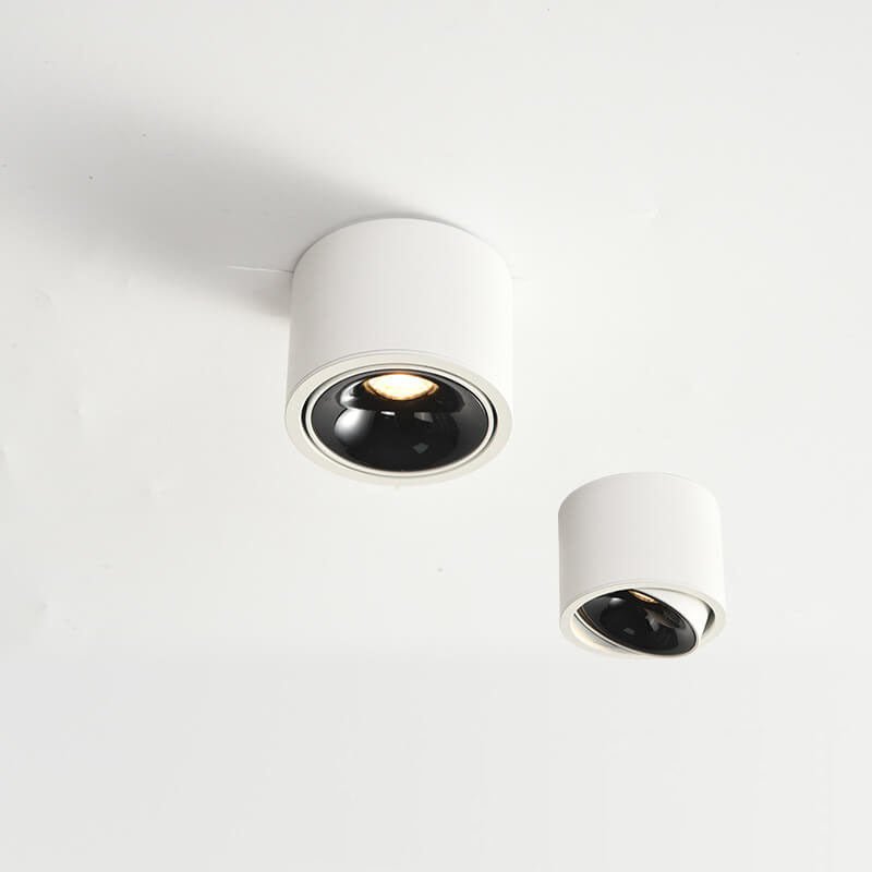 Justerbar Minimalistisk LED Loftlampe i Sort eller Hvid