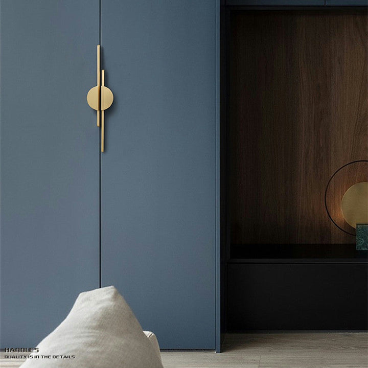 Halvmåne Skabshåndtag i Zinklegering - Moderne Design