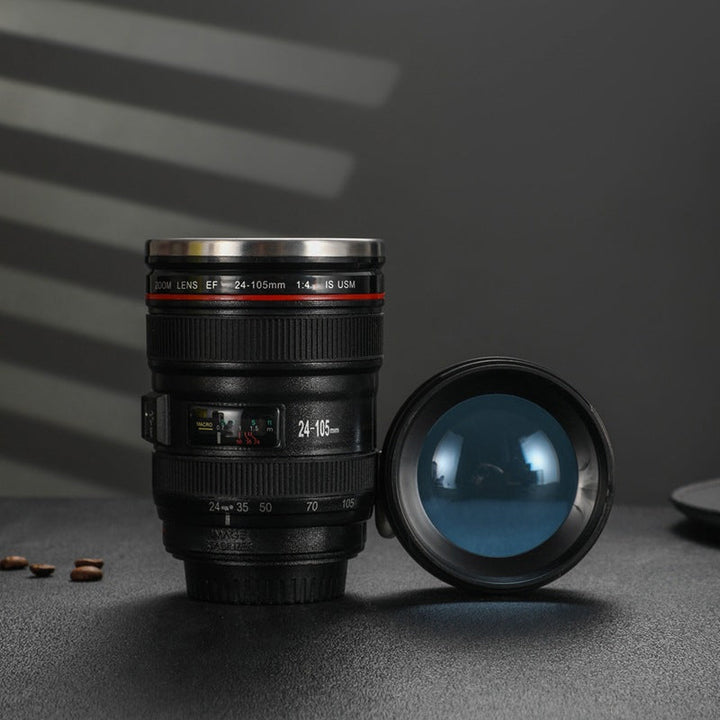 Kamera Linse Kaffe Kop - Isoleret Rejse Kop til Fotografer