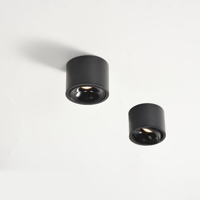 Justerbar Minimalistisk LED Loftlampe i Sort eller Hvid