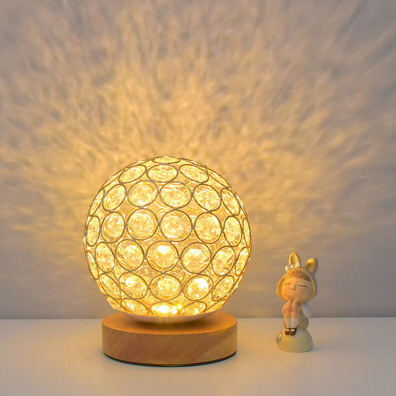 Genopladelig USB LED Bordlampe med Justerbar Dæmpning og Minimalistisk Design