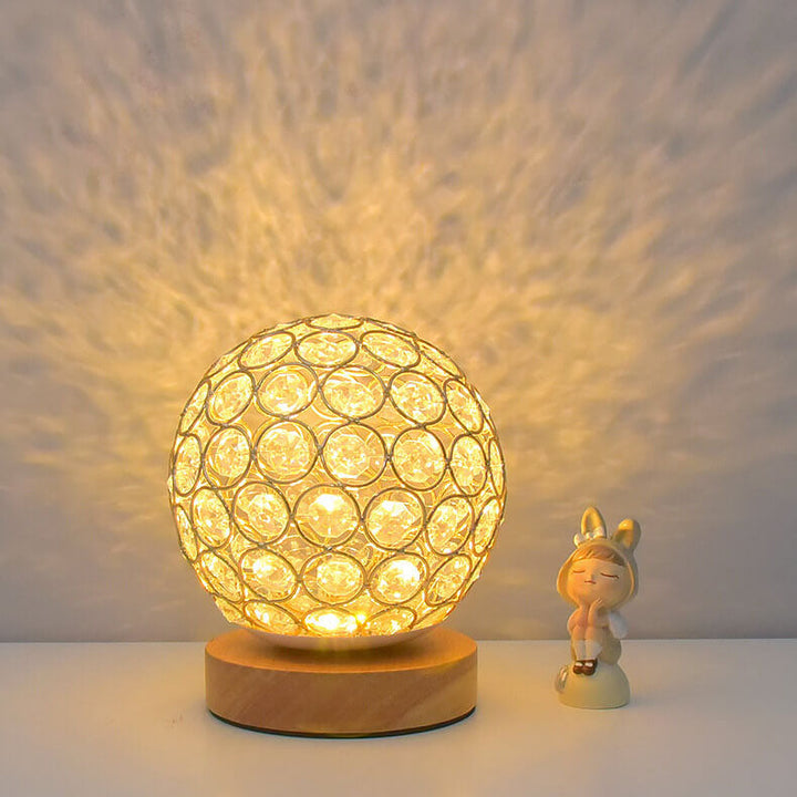 Genopladelig USB LED Bordlampe med Justerbar Dæmpning og Minimalistisk Design