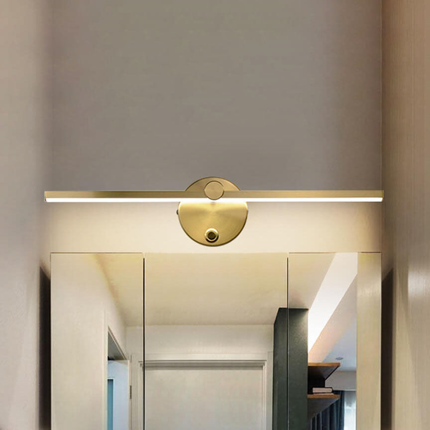 Moderne Aluminium Væglampe med Integreret LED - Sort, Hvid, Guld
