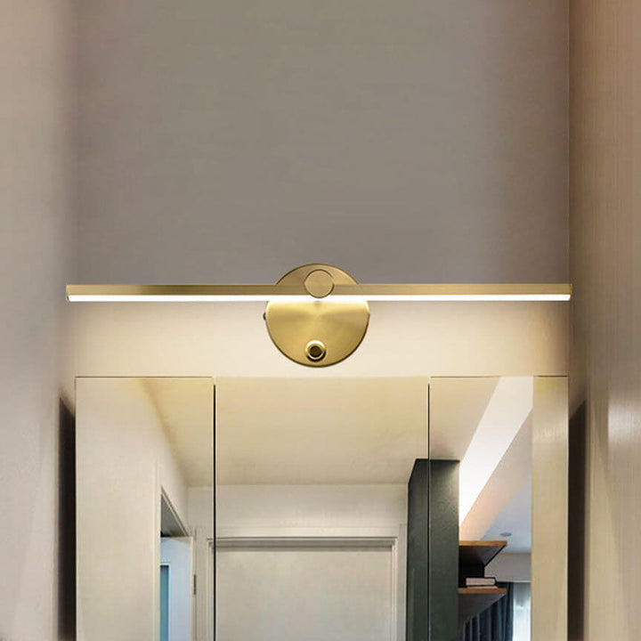 Moderne Aluminium Væglampe med Integreret LED - Sort, Hvid, Guld
