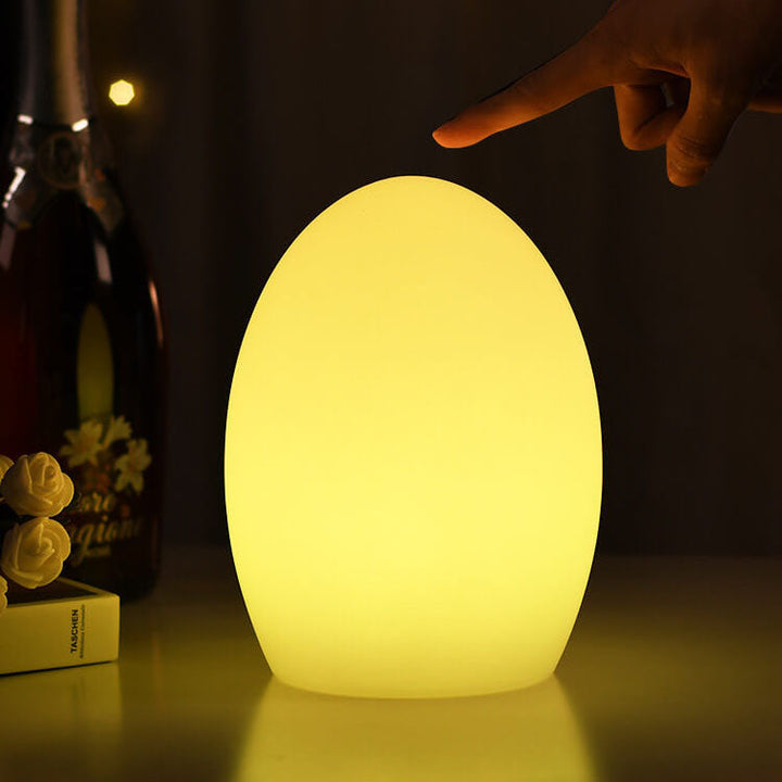 RGB Ægformet LED Bordlampe med USB og Batteri