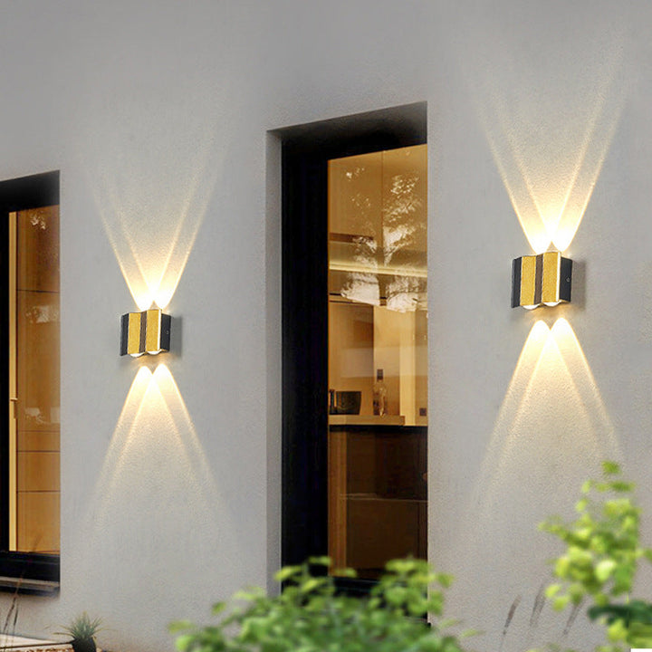 Moderne Udendørs LED Væglampe i Aluminium