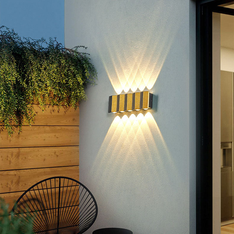Moderne Udendørs LED Væglampe i Aluminium