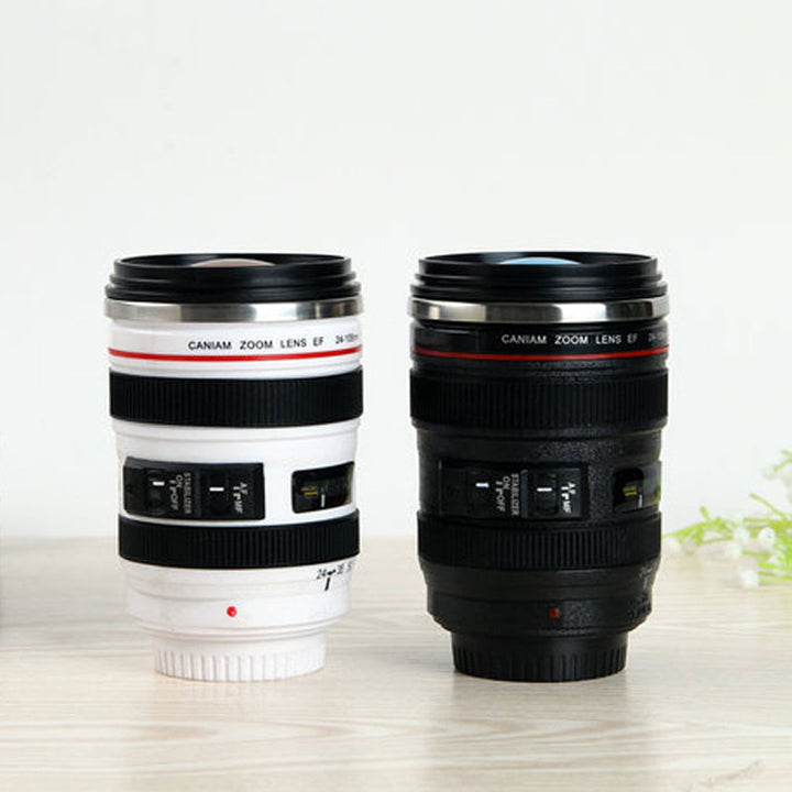 Kamera Linse Kaffe Kop - Isoleret Rejse Kop til Fotografer