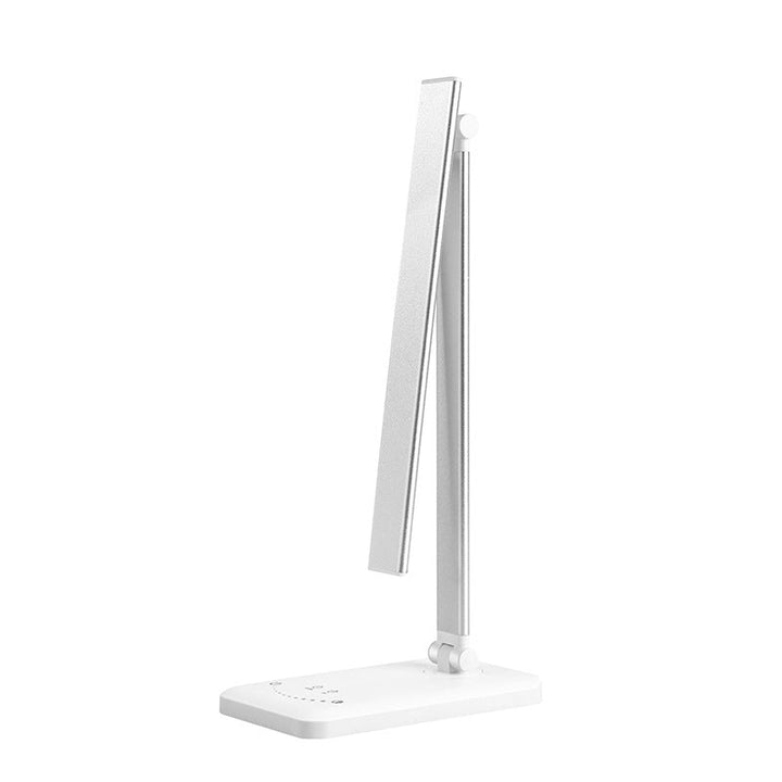 Minimalistisk Foldbar USB LED Skrivebordslampe i Sølv eller Sort
