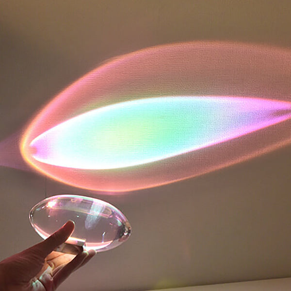 Stilfuld LED Bordlampe med Krystalprojektion