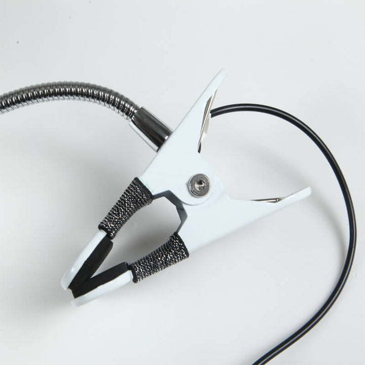 Industriel Clip-On LED Skrivebordslampe i Metal