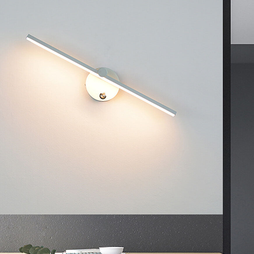 Moderne Aluminium Væglampe med Integreret LED - Sort, Hvid, Guld