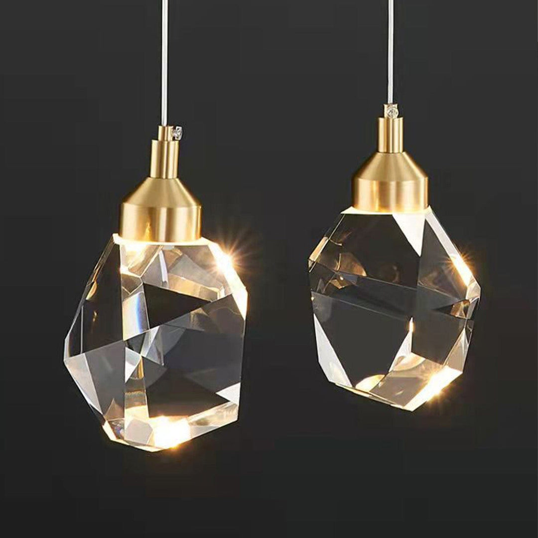 Justerbar LED Pendellampe i Metal og Akryl
