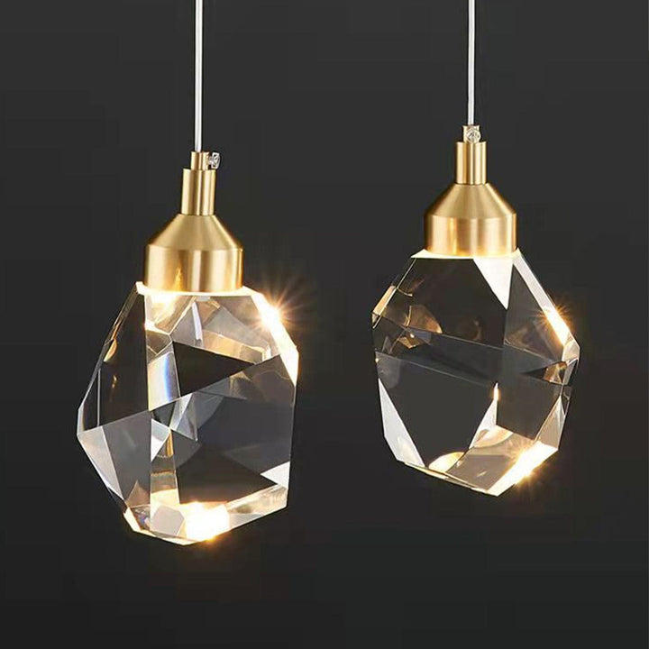 Justerbar LED Pendellampe i Metal og Akryl