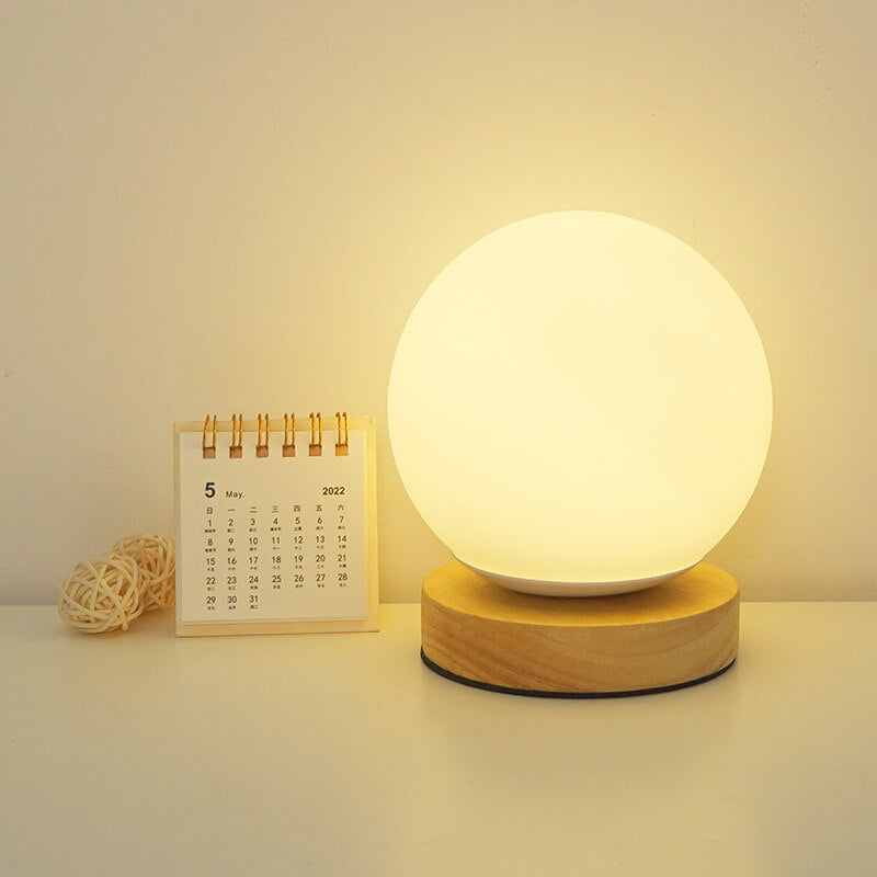 Genopladelig USB LED Bordlampe med Justerbar Dæmpning og Minimalistisk Design