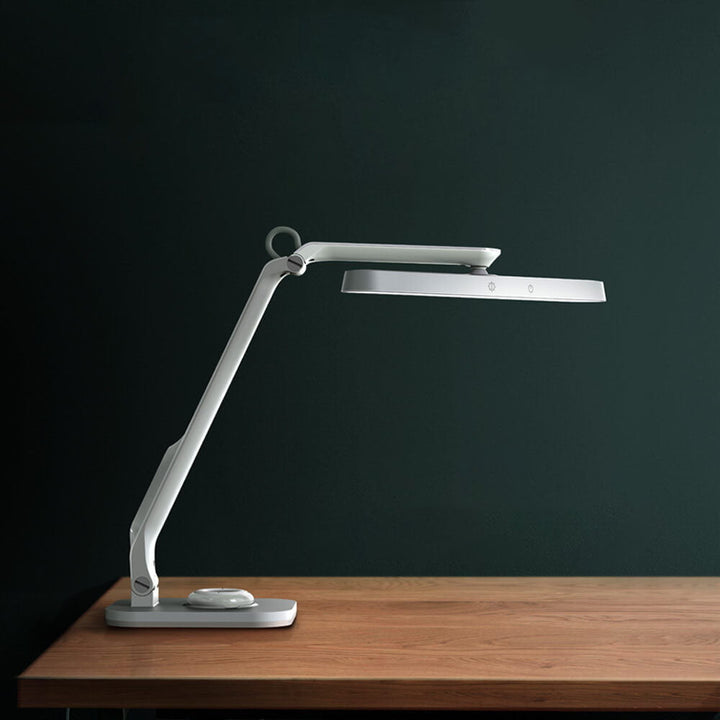 USB Opladelig Foldbar LED Skrivebordslampe i Hvid