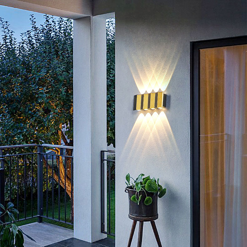 Moderne Udendørs LED Væglampe i Aluminium
