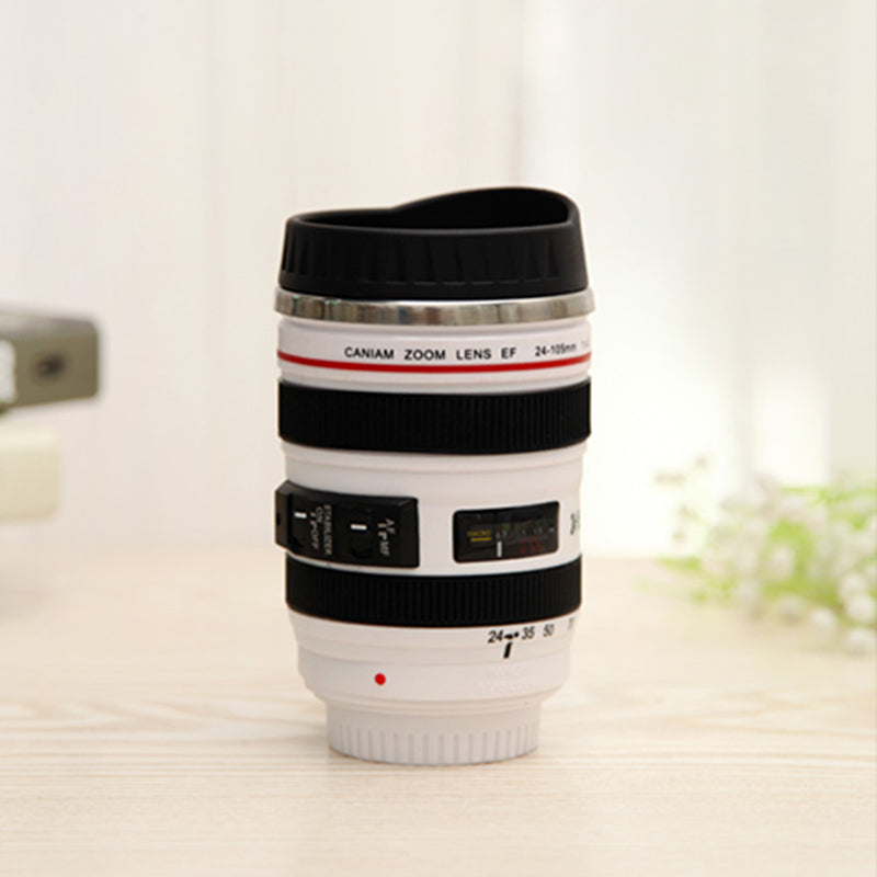 Kamera Linse Kaffe Kop - Isoleret Rejse Kop til Fotografer