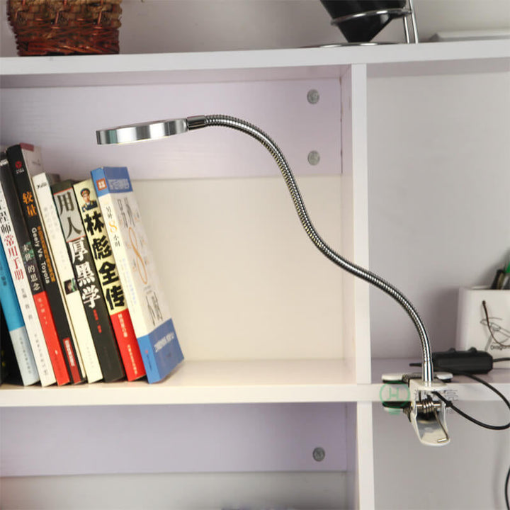 Industriel Clip-On LED Skrivebordslampe i Metal