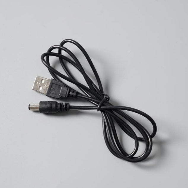 Rød LED Ahornblad Bordlampe med USB Opladning