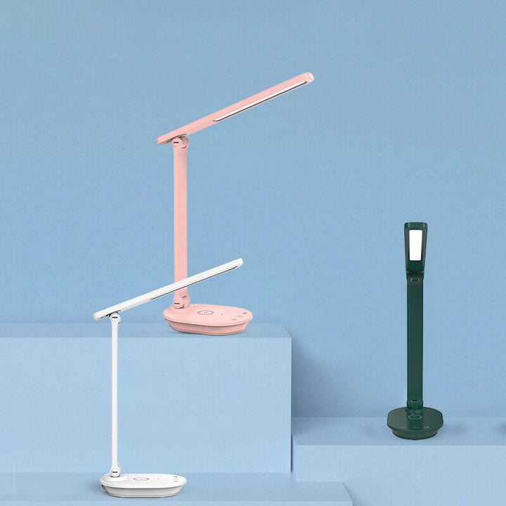 Foldbar Genopladelig LED Skrivebordslampe - Øjenpleje Design