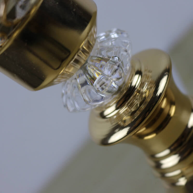 Moderne Guld Krystal Bordlampe med E26 Fatning