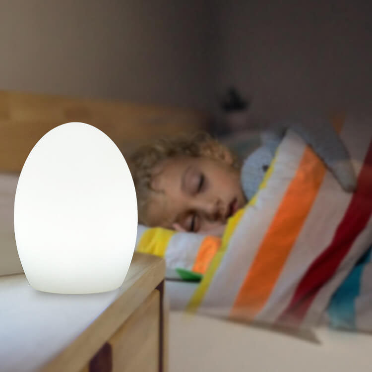 RGB Ægformet LED Bordlampe med USB og Batteri