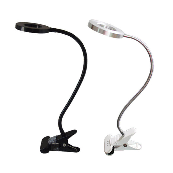Industriel Clip-On LED Skrivebordslampe i Metal