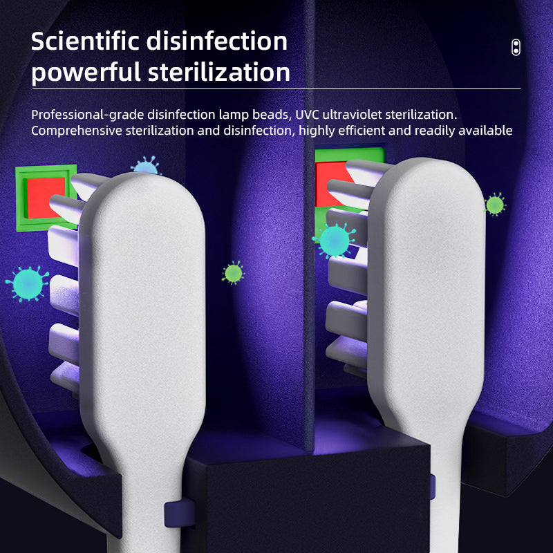 Automatisk UV Tandbørste Sterilisator med Sensorlåg