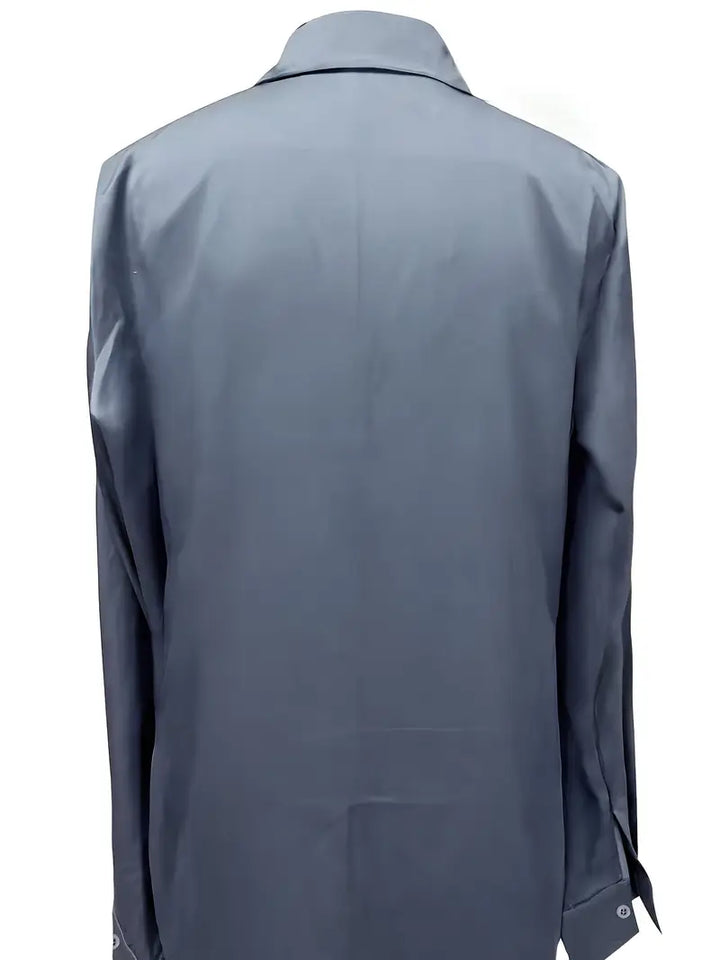 Eva™ | Luksus Satin V-Hals Bluse