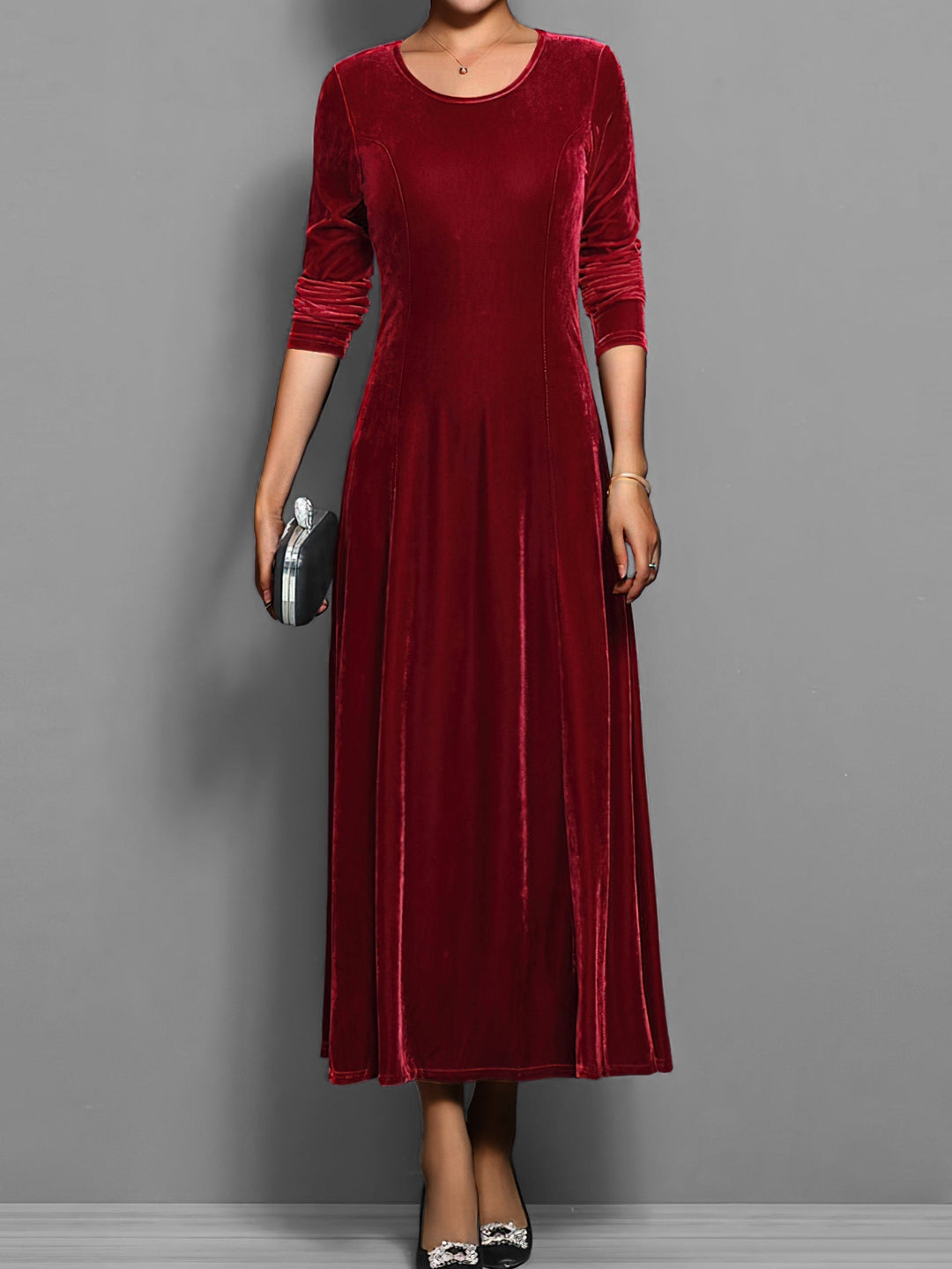 Elizabeth™ | Blødt Velvet Kjole