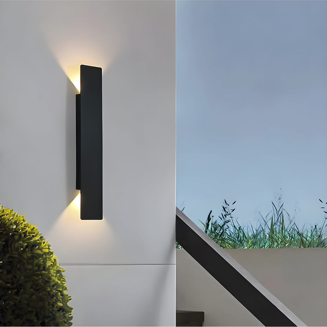Vejrbestandig Aluminium LED Væglampe til Udendørs Belysning